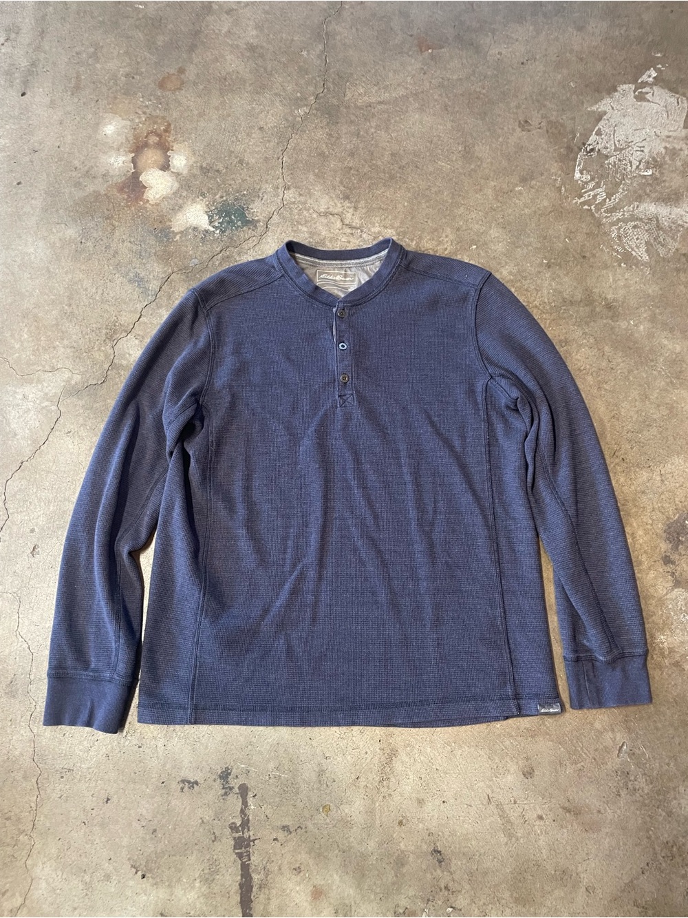 Eddie Bauer Thermal Henley Long Sleeve Shirt